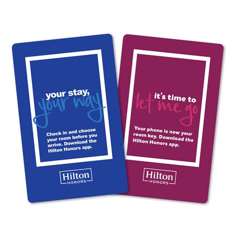 Hilton Honors (Two Card Mix) RFID Key Cards Box of 200